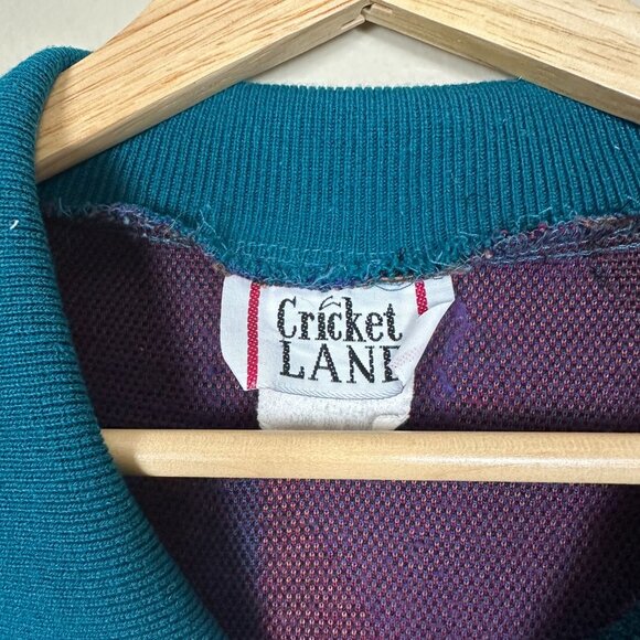 Vintage Cricket Lane Women's Sweater Pullover Collared Geometric Size XL - Picture 2 of 4